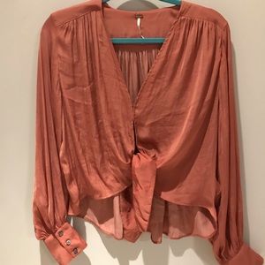 Work once free people blouse